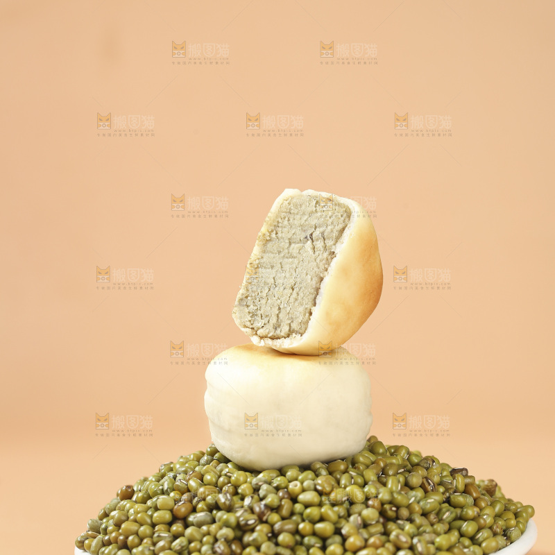 冰皮绿豆饼