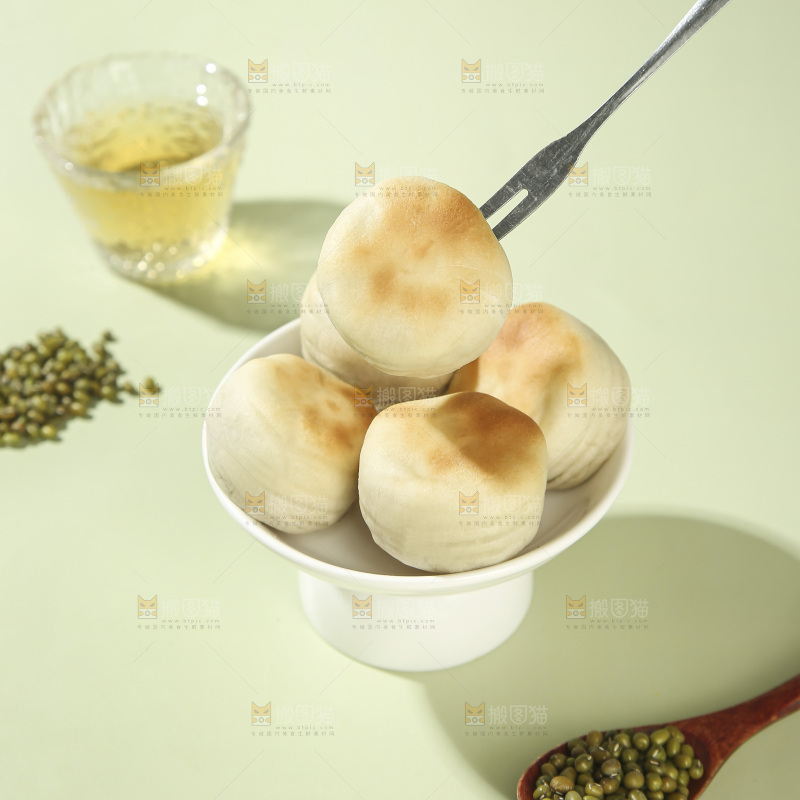 冰皮绿豆饼