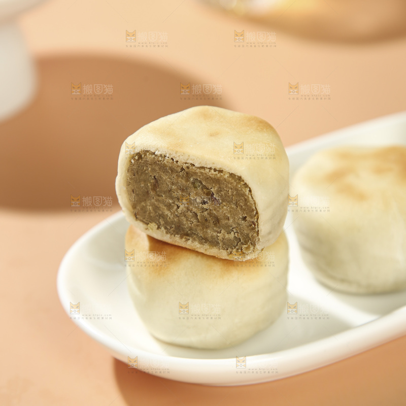 冰皮绿豆饼