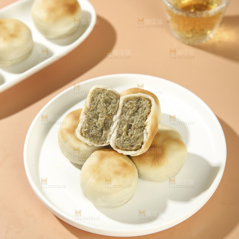 冰皮绿豆饼
