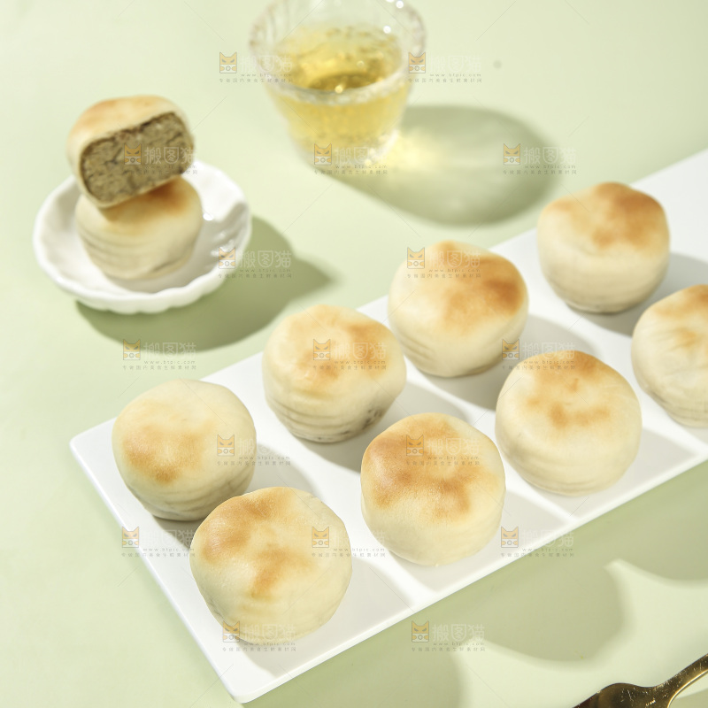 冰皮绿豆饼