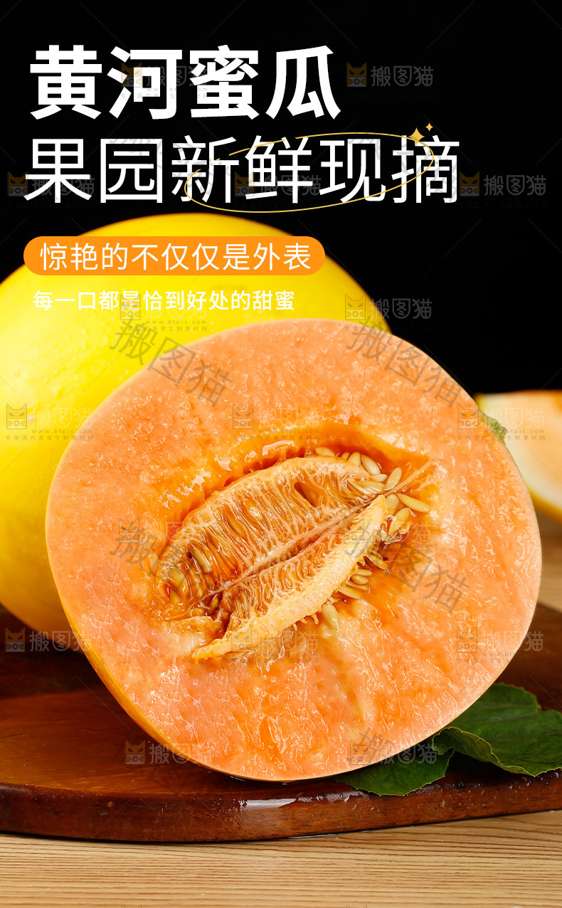 黄河蜜瓜详情页