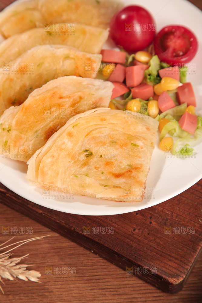 黄油葱油饼