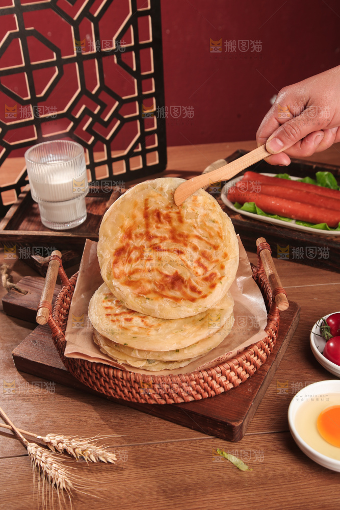 黄油葱油饼