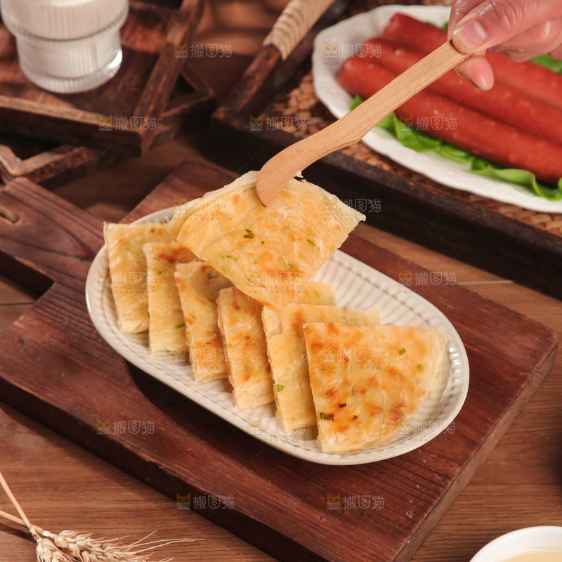 黄油葱油饼