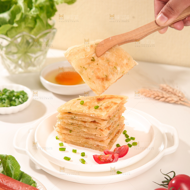 黄油葱油饼