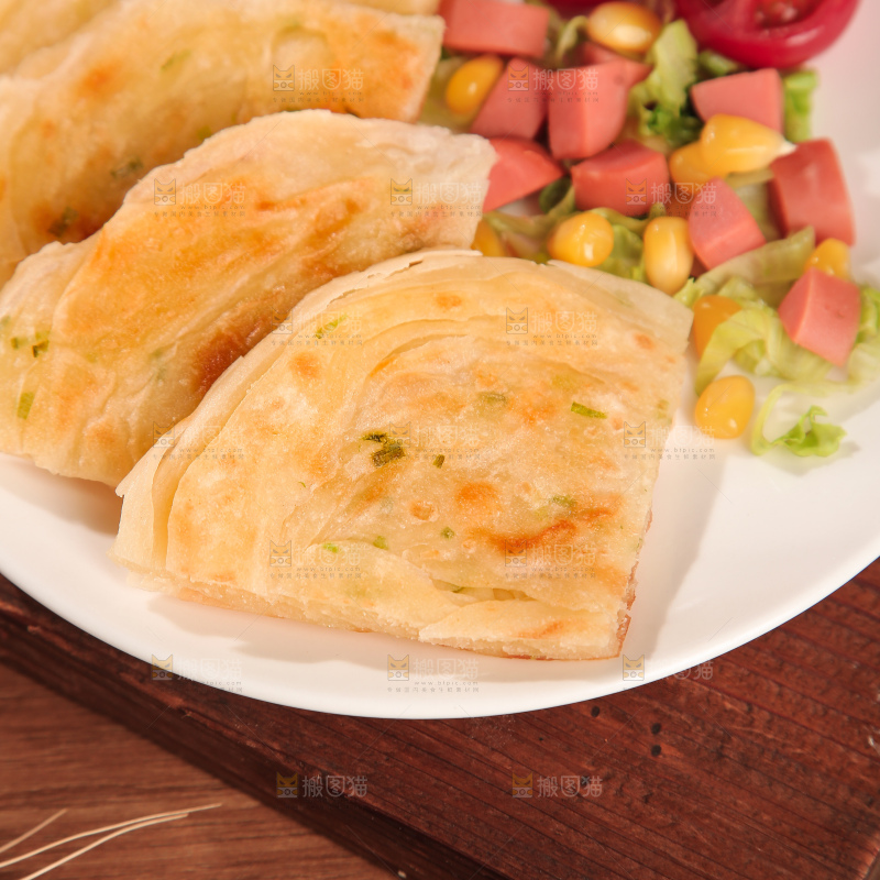 黄油葱油饼