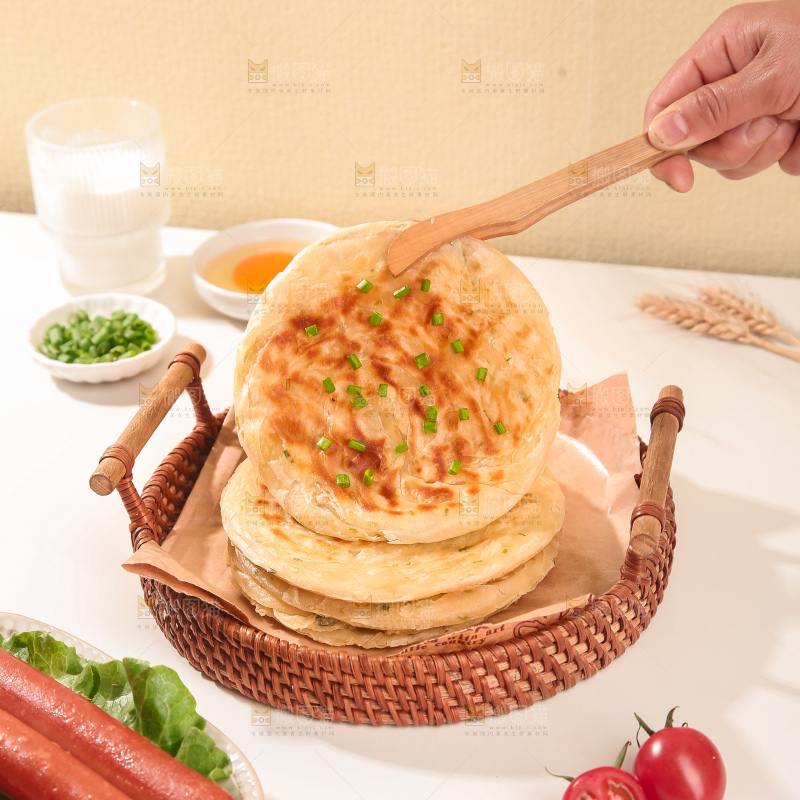 黄油葱油饼