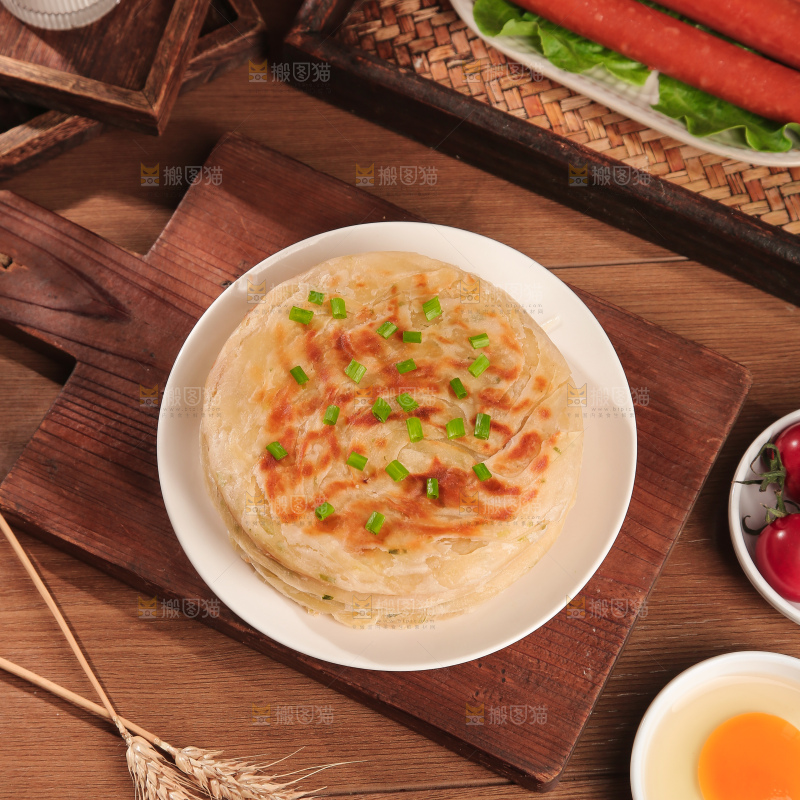 黄油葱油饼