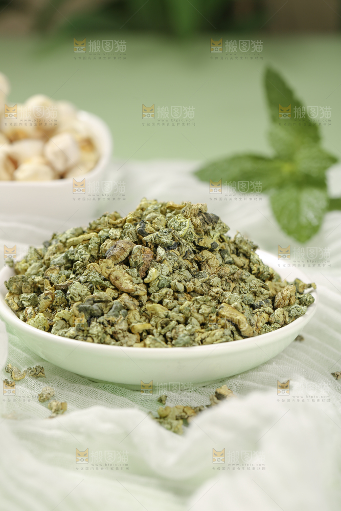 荷叶粒茶