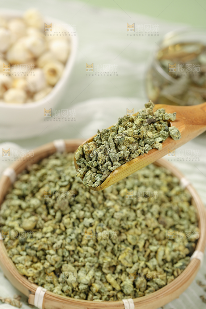 荷叶粒茶