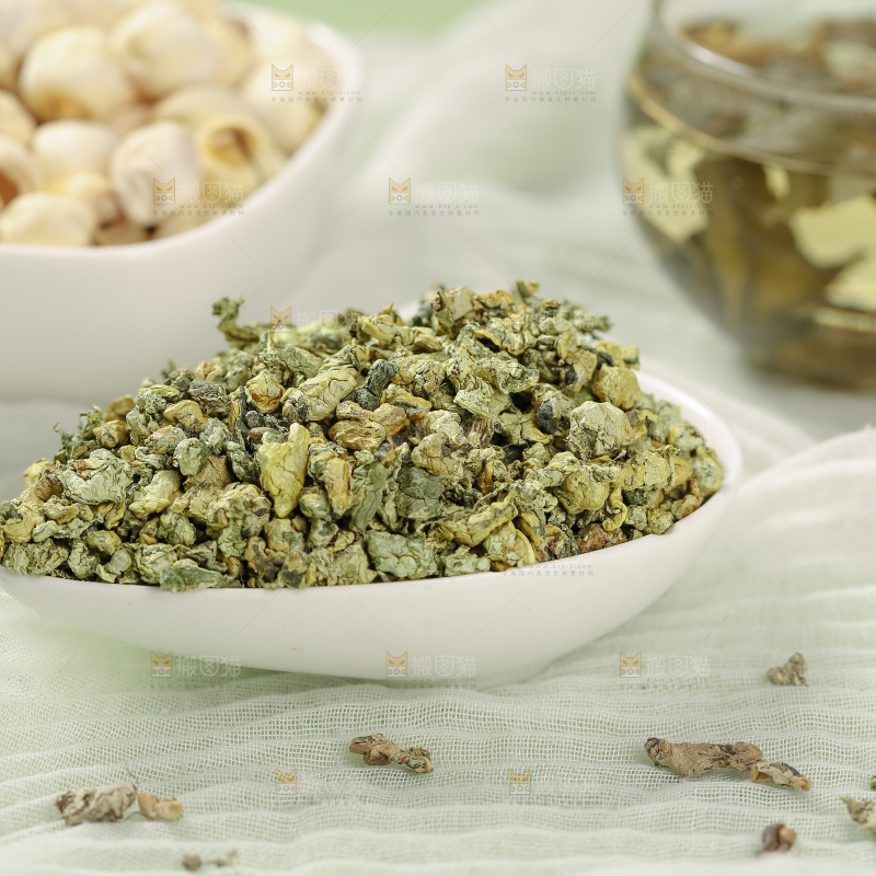 荷叶粒茶