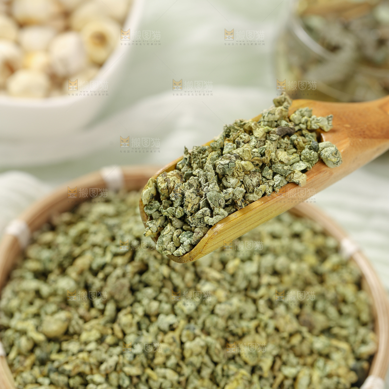 荷叶粒茶
