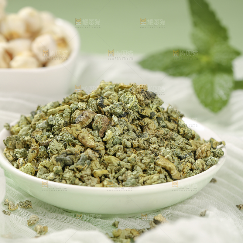 荷叶粒茶