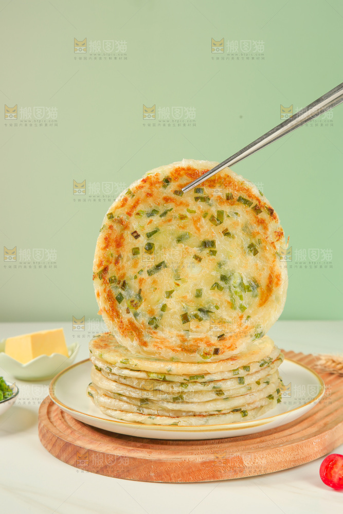 黄油葱油饼