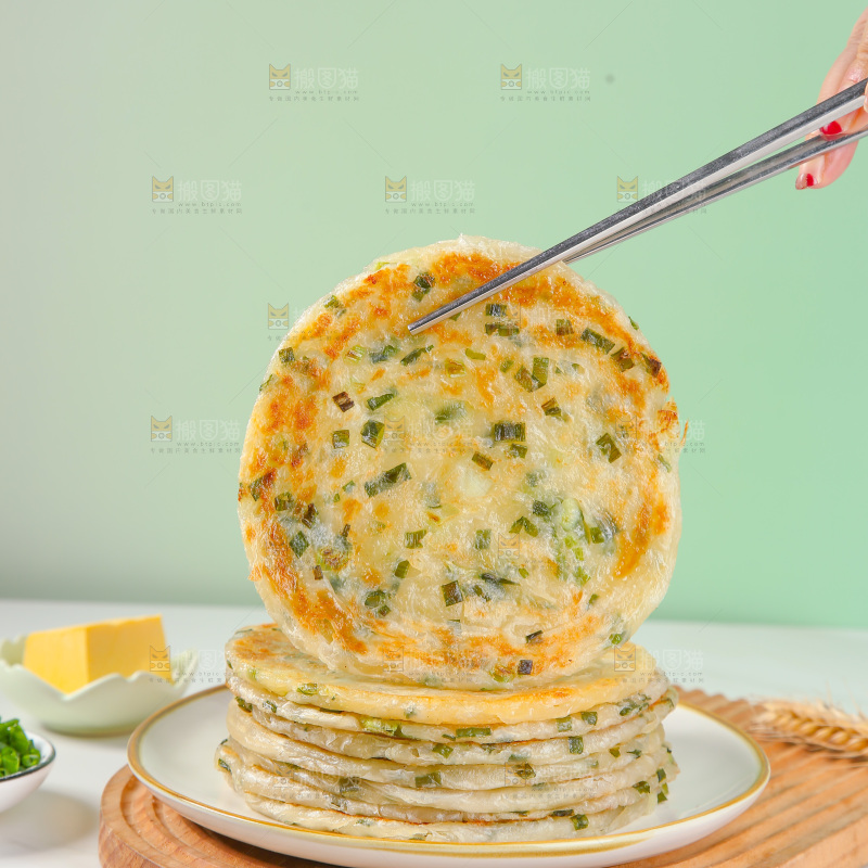 黄油葱油饼