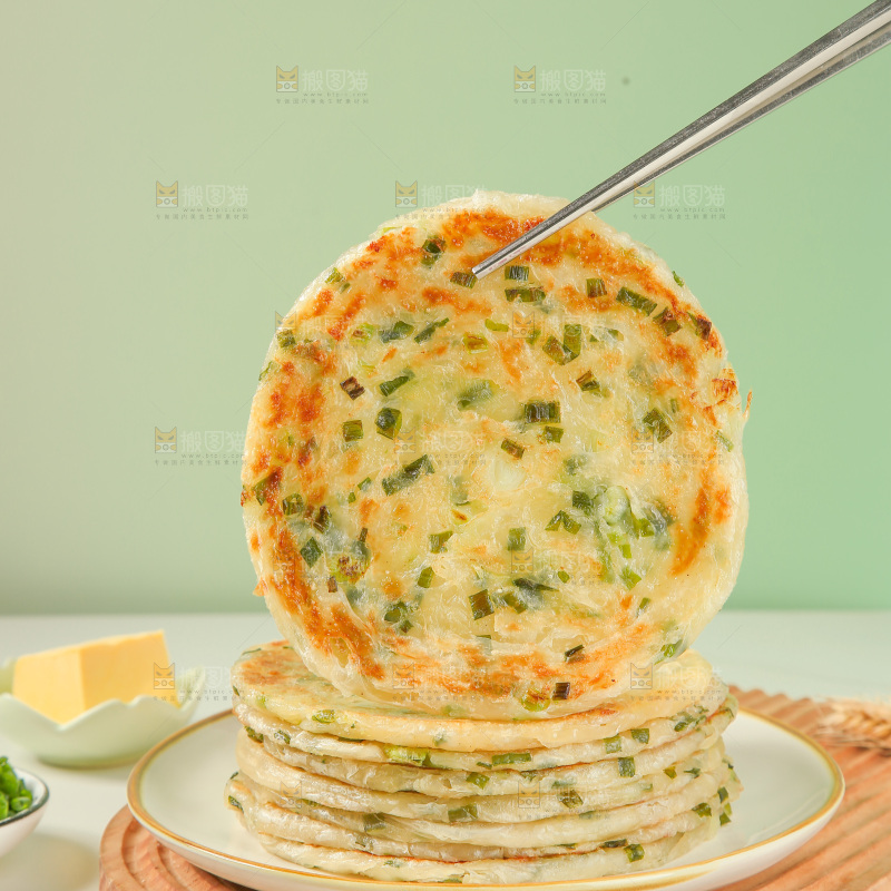 黄油葱油饼