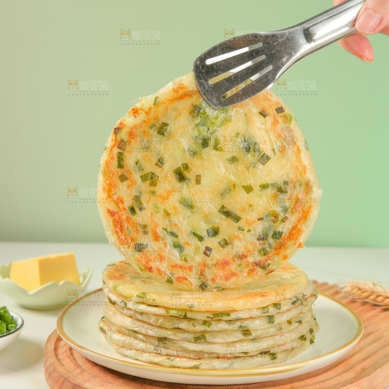 黄油葱油饼