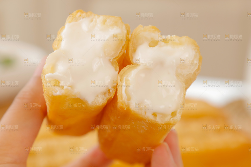 油条玉米羹组合