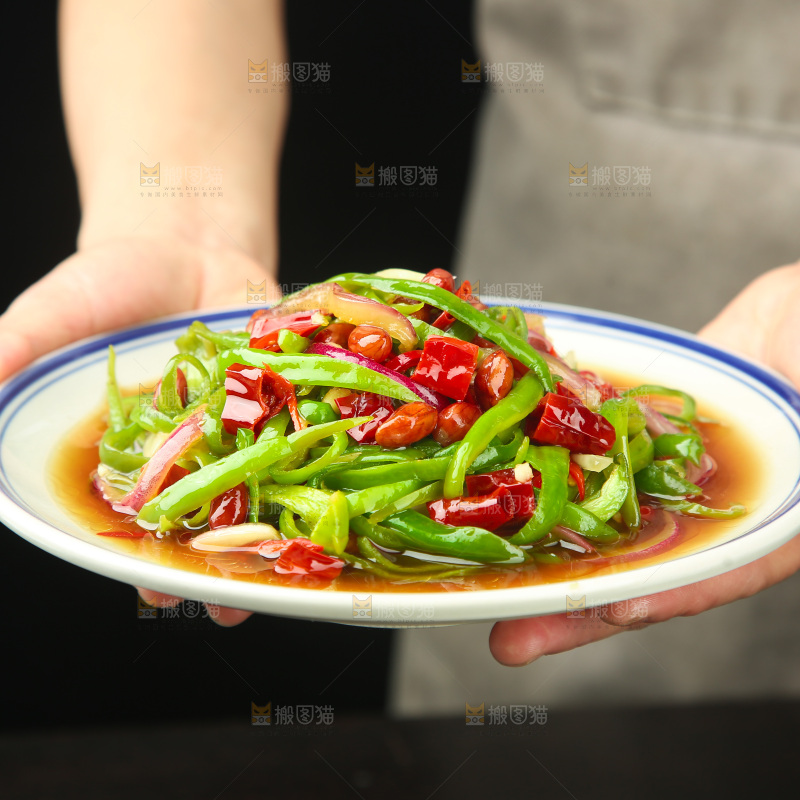 凉拌青椒
