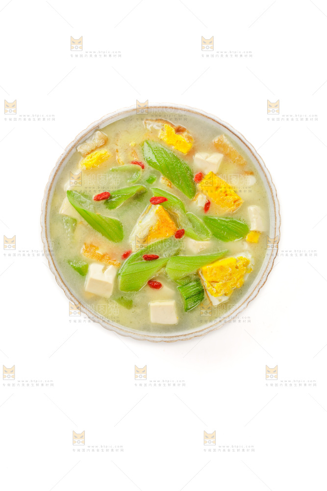 丝瓜豆腐蛋汤