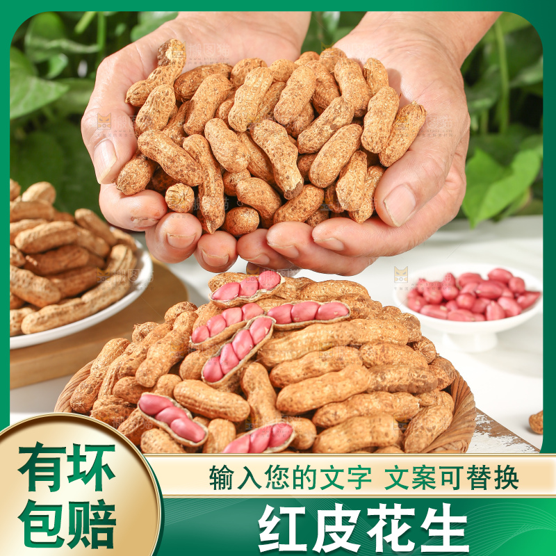 红皮花生