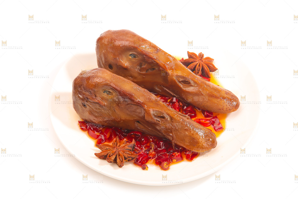 卤鸭头