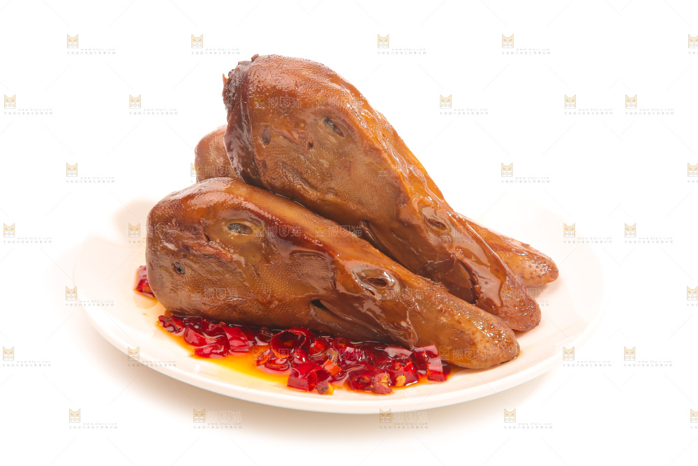卤鸭头