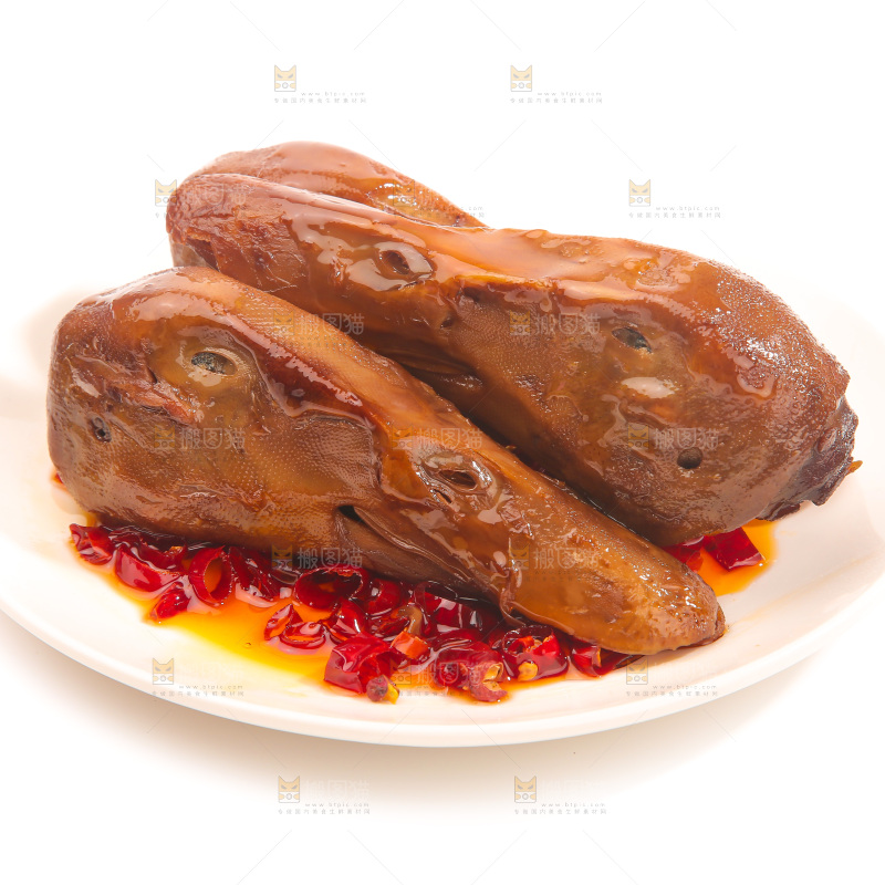 卤鸭头