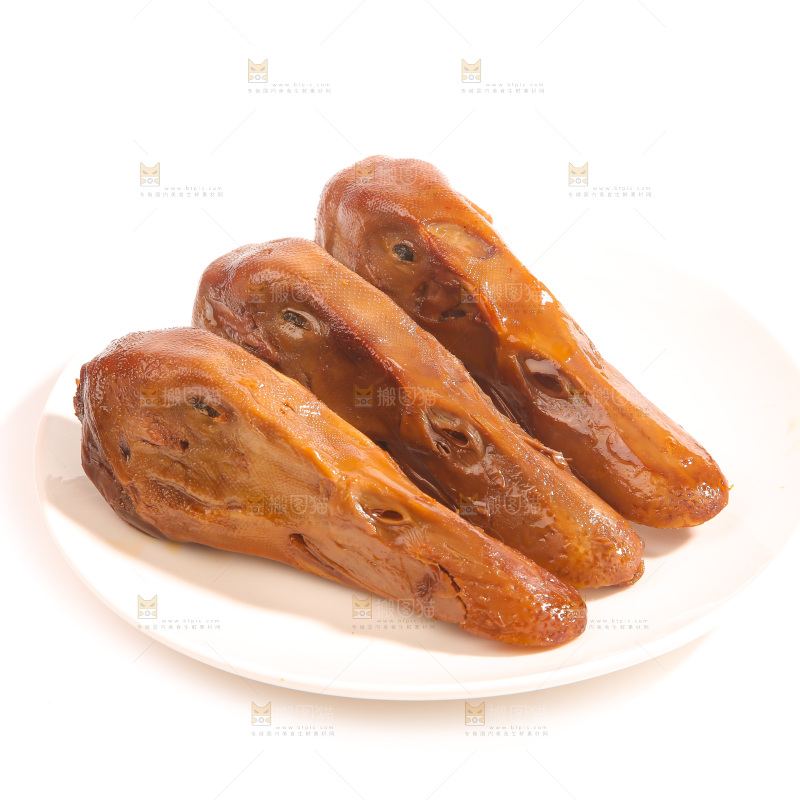 卤鸭头