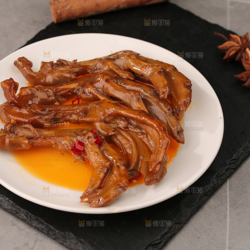 卤鸭掌