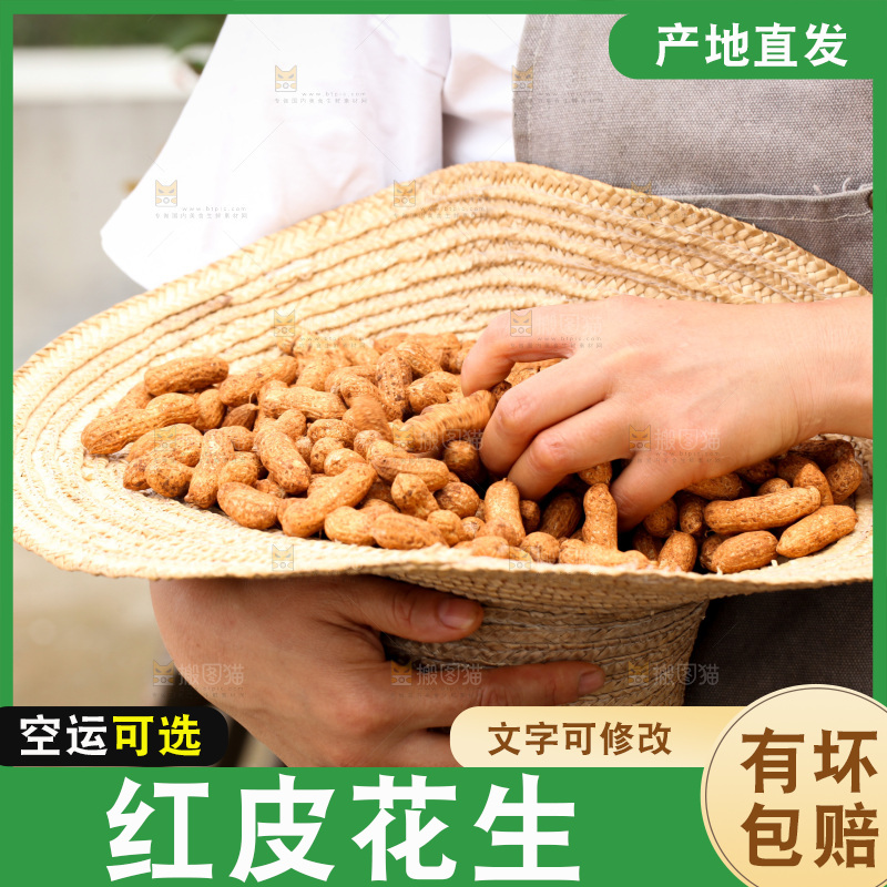红皮花生