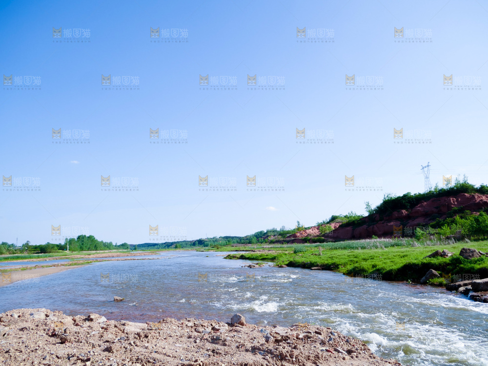 河流自然风景