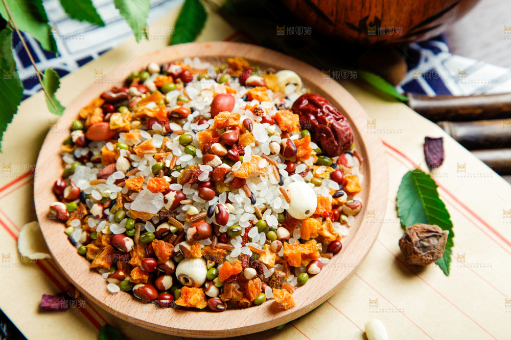 杂粮粥食材