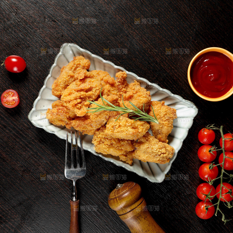 油炸食品快餐