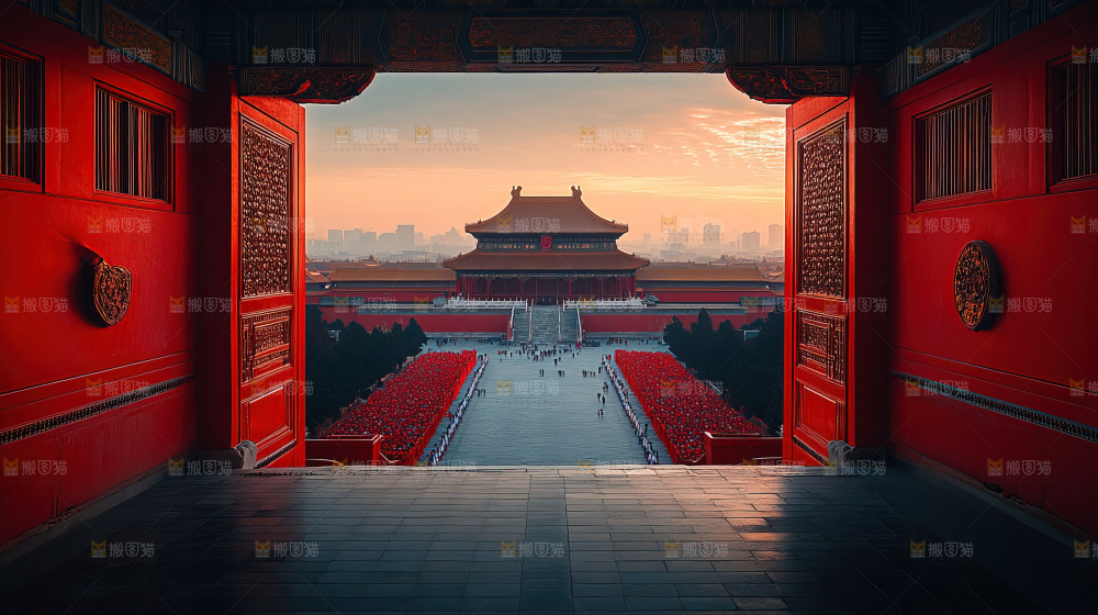 建筑城市中国元素文化遗产景点古典宫殿
