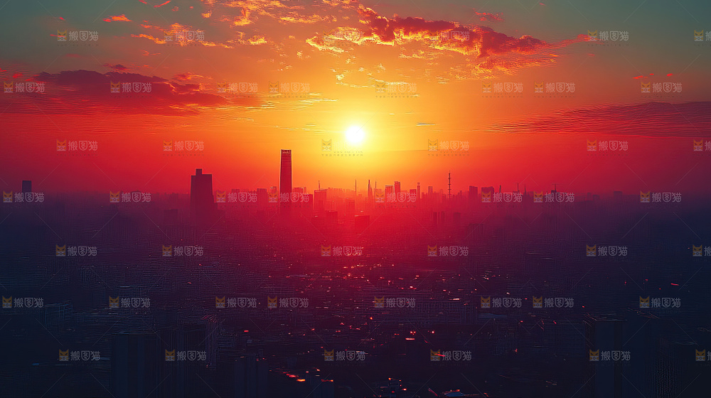 城市建设发展工地工人团队企业概念