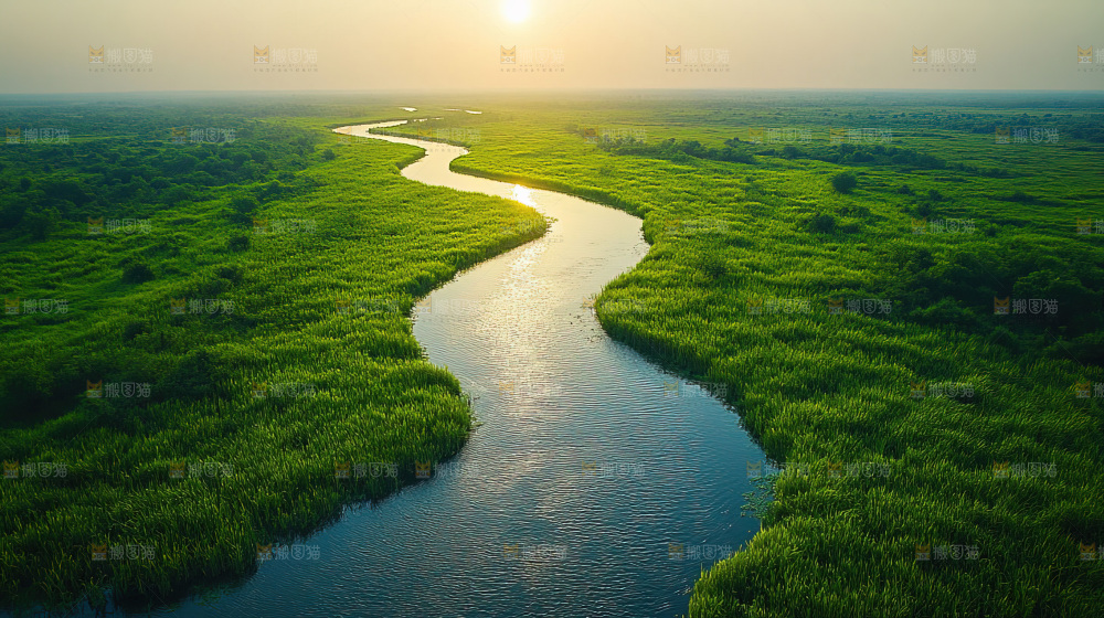 湿地栖息地沼泽自然环境保护区森林绿色