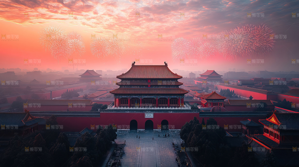 建筑城市中国元素文化遗产景点古典宫殿