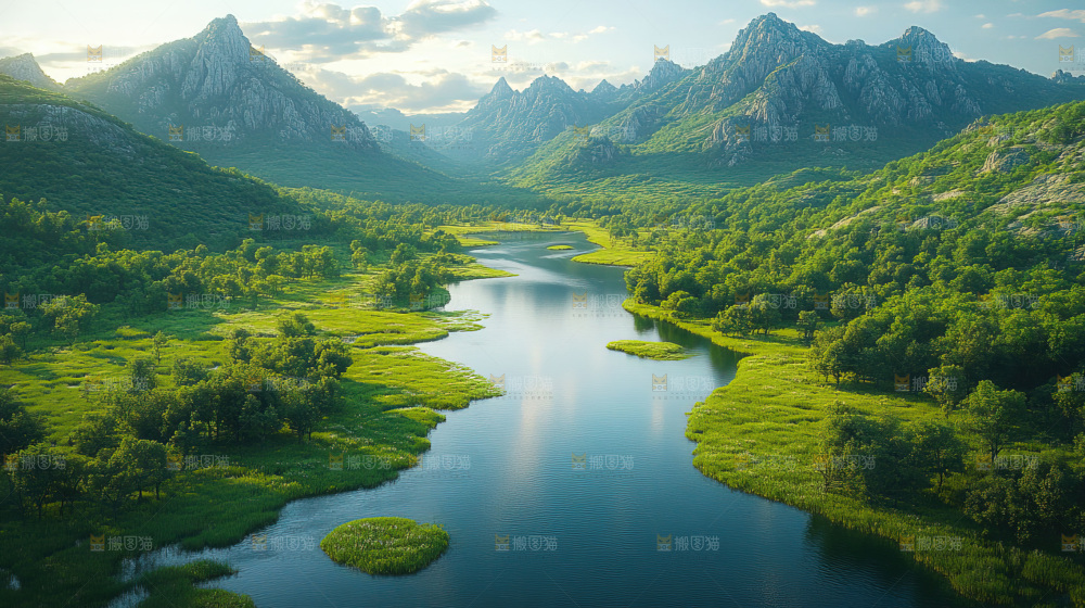 湿地栖息地沼泽自然环境保护区森林绿色