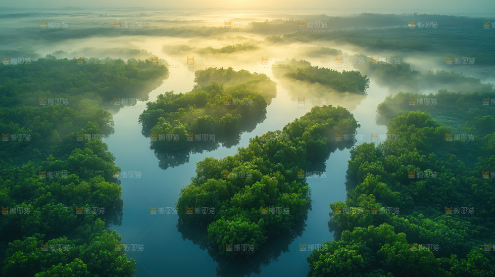 湿地栖息地沼泽自然环境保护区森林绿色