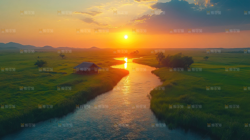 湿地栖息地沼泽自然环境保护区森林绿色