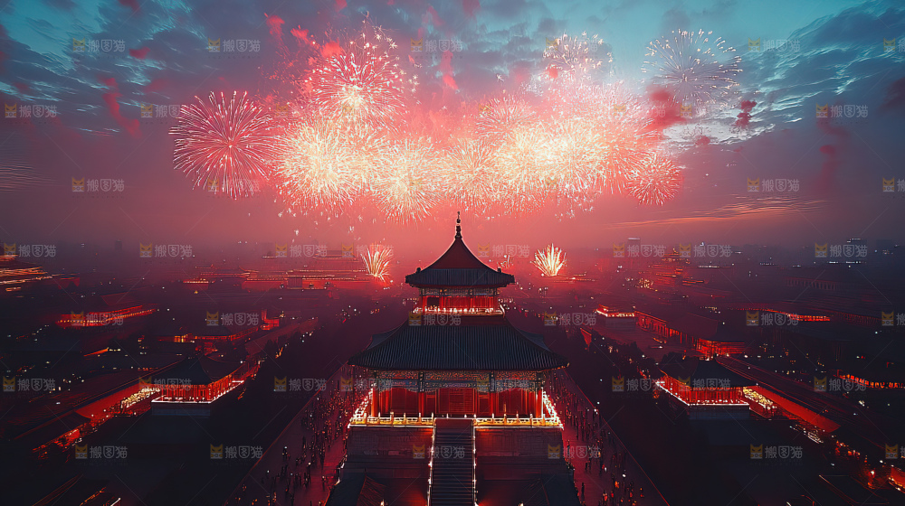 建筑城市中国元素文化遗产景点古典宫殿