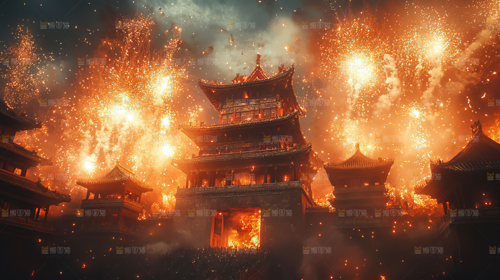 建筑城市中国元素文化遗产景点古典宫殿