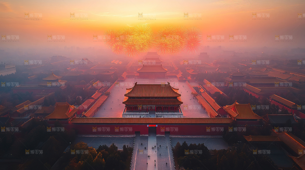 建筑城市中国元素文化遗产景点古典宫殿