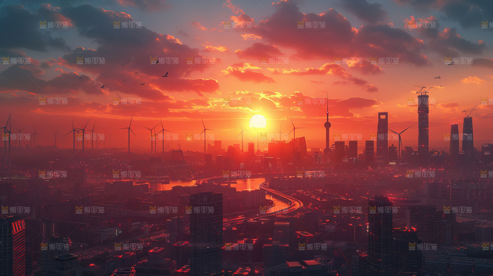城市夜景 户外 万家灯火 繁华 都市风景