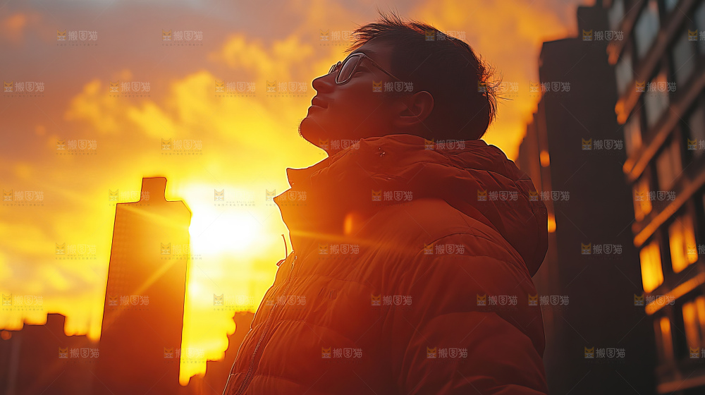城市建设发展工地工人向上国富民强