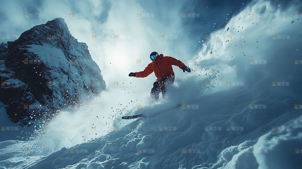 滑雪 竞赛 前进 励志 齐心协力 奋斗