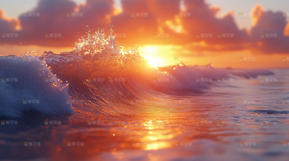 大海海浪纯净波涛探索冒险
