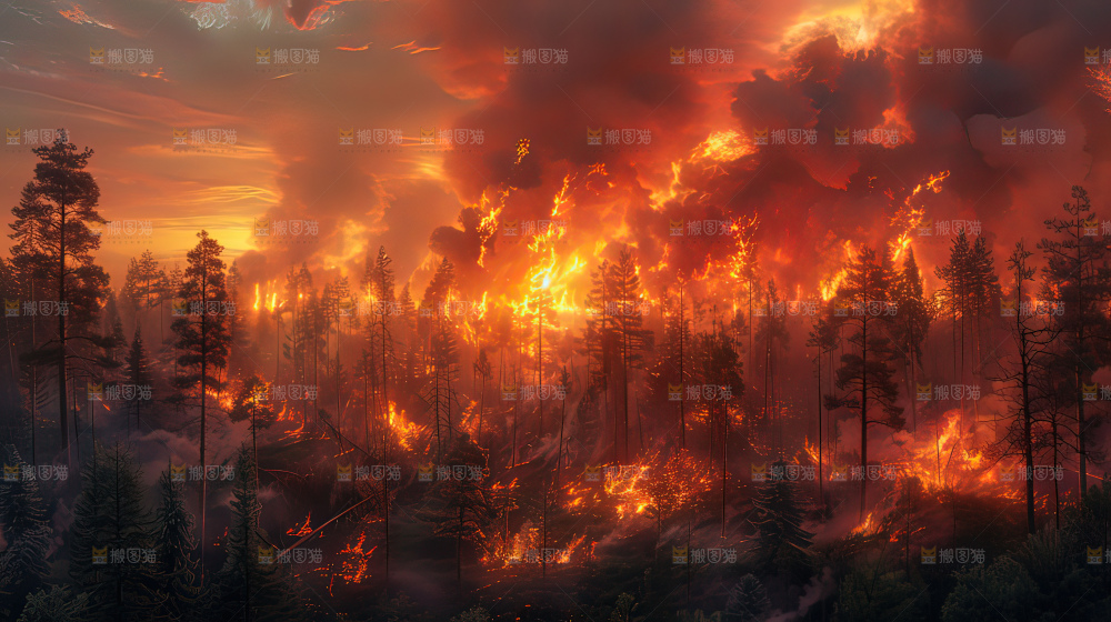 火灾 灾害 自然灾害 熔岩岩浆